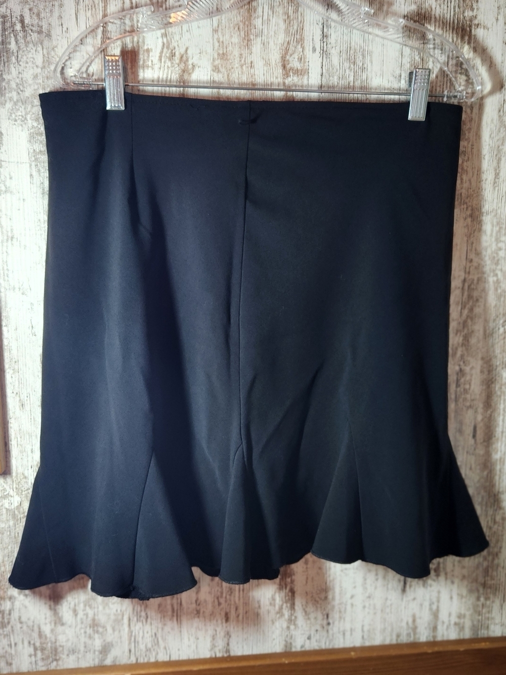 Charlotte Russe Black Midi Flared Panel Skirt Size 11/12